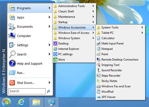 Вернуть пуск в Windows 8 Вернуть пуск в Windows 8